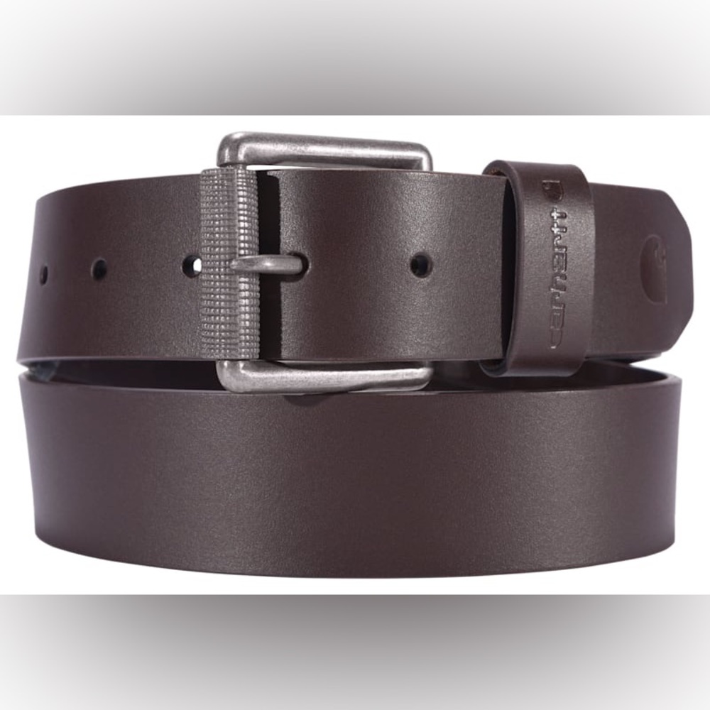Carhartt Roller Brown Leather Belt for Men